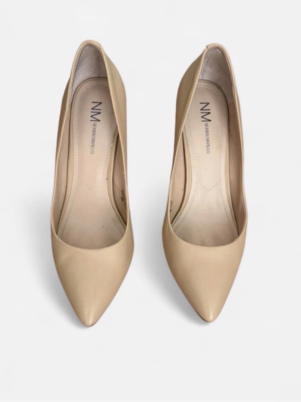 Neiman Marcus pointed Toe Nude Pumps for Women